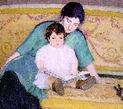 Bernhard Gutmann Mother and Baby Elizabeth oil